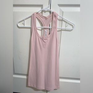 Lululemon Nulu Racerback Light Pink Tank